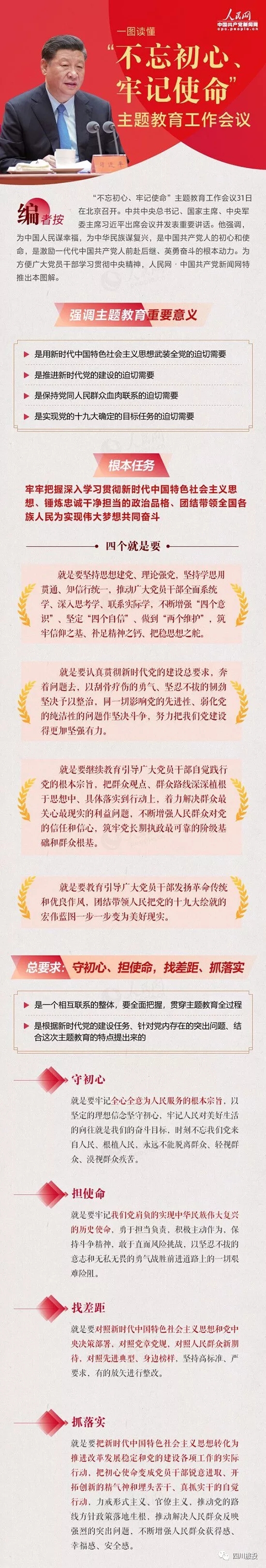 不忘初心、牢记使命| 一图读懂“不忘初心、牢记使命”主题教育工作会议