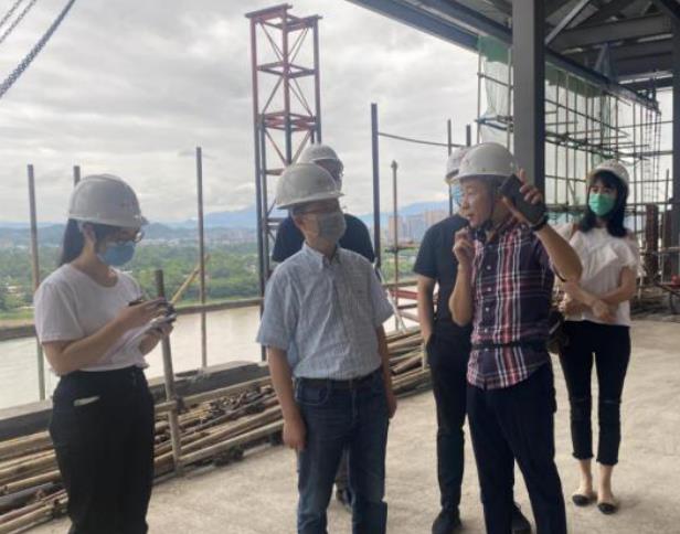 必发888集团领导赴锦江嘉州宾馆视察施工 改造项目